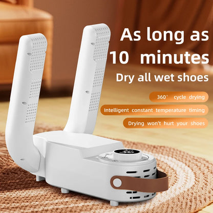 Q1 Intelligent Timer Shoe Dryer Adjustable Dryer Quick Drying Deodorizing Sterilizing Shoe Dryer Household Shoe Warmer Heater